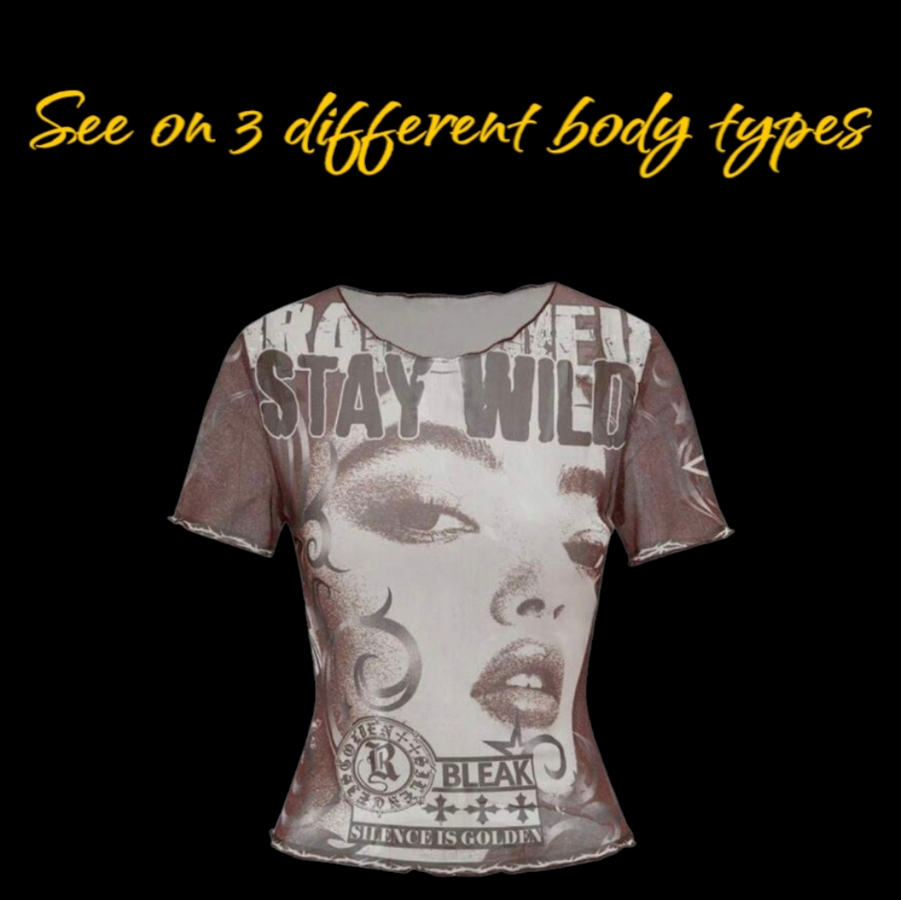 Graphic Print Women's Top U.S.8/10